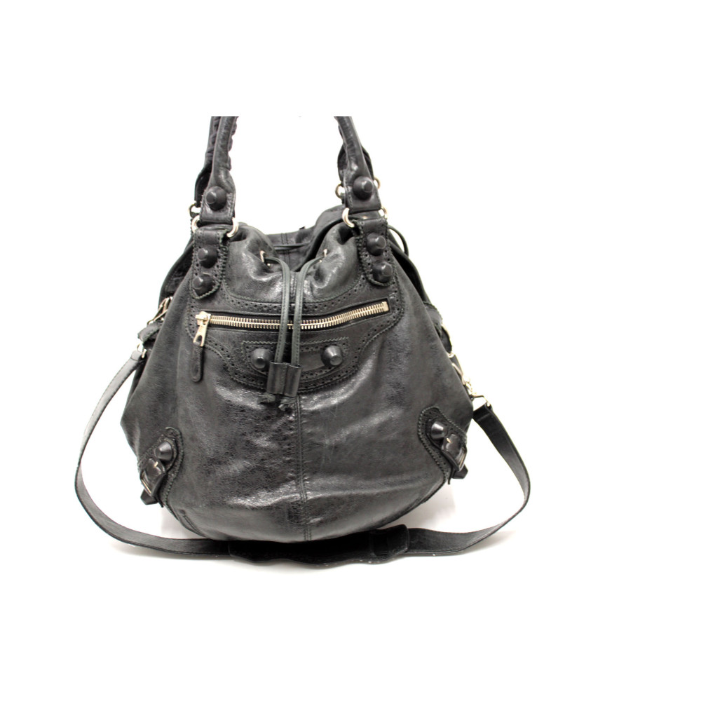 Balenciaga Ron Ron Covered Giant Pelle Nera