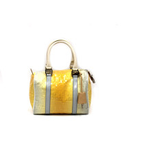 Fendi Bauletto Pelle e Paillettes Giallo