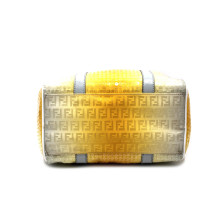 Fendi Bauletto Pelle e Paillettes Giallo