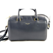Saint Laurent Duffle Baby Pelle Blu