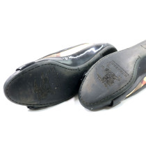 Burberry Ballerine Check Beige e Pelle Nera