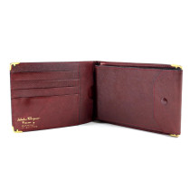 Ferragamo Portafoglio Pelle Bordeaux