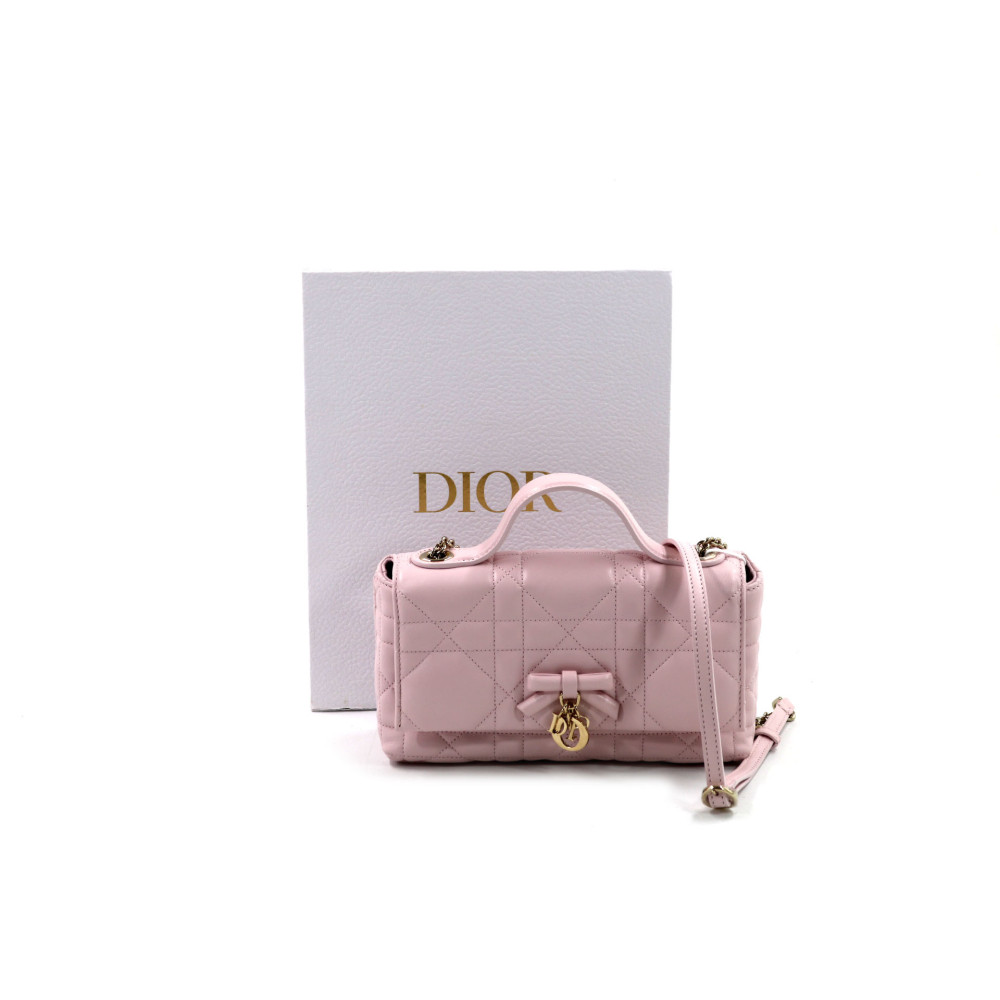 Dior Top Handle Pelle Rosa