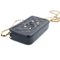 Chanel Fili Gree Pelle Nera