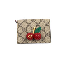 Gucci Portacarte Wallet GG Supreme Beige