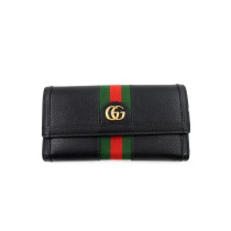 Gucci Portafoglio Ophidia Continental Pelle Nera
