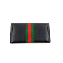 Gucci Portafoglio Ophidia Continental Pelle Nera