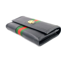 Gucci Portafoglio Ophidia Continental Pelle Nera