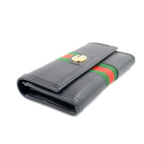 Gucci Portafoglio Ophidia Continental Pelle Nera
