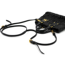 Prada Tote Bag Mini Gaufrè Pelle Nera