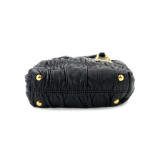Prada Tote Bag Mini Gaufrè Pelle Nera