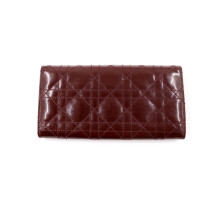Dior Portafoglio Vernis Borgogna