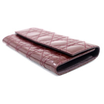 Dior Portafoglio Vernis Borgogna