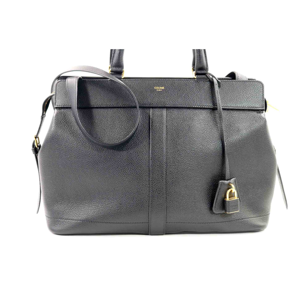 Celine Cabas De France Pelle Nera