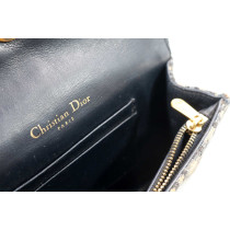 Dior Marsupio Saddle Tela Oblique Blu