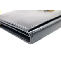 Saint Laurent Pochette Kate Pelle Nera