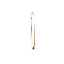 Hermes Collana Pendente Pop H Grande Metallo Bianco