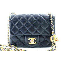 Chanel Classic Flap Mini Square Pelle Nera
