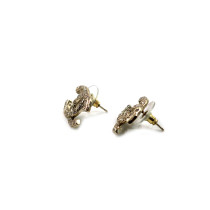Chanel Orecchini Metallo Argento