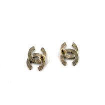 Chanel Orecchini Metallo Argento