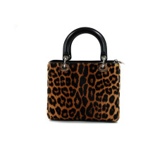 Dior Lady Dior Maculata Cavallino Marrone e Nero