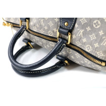 Louis Vuitton Speedy Bandouliere Tela Blu