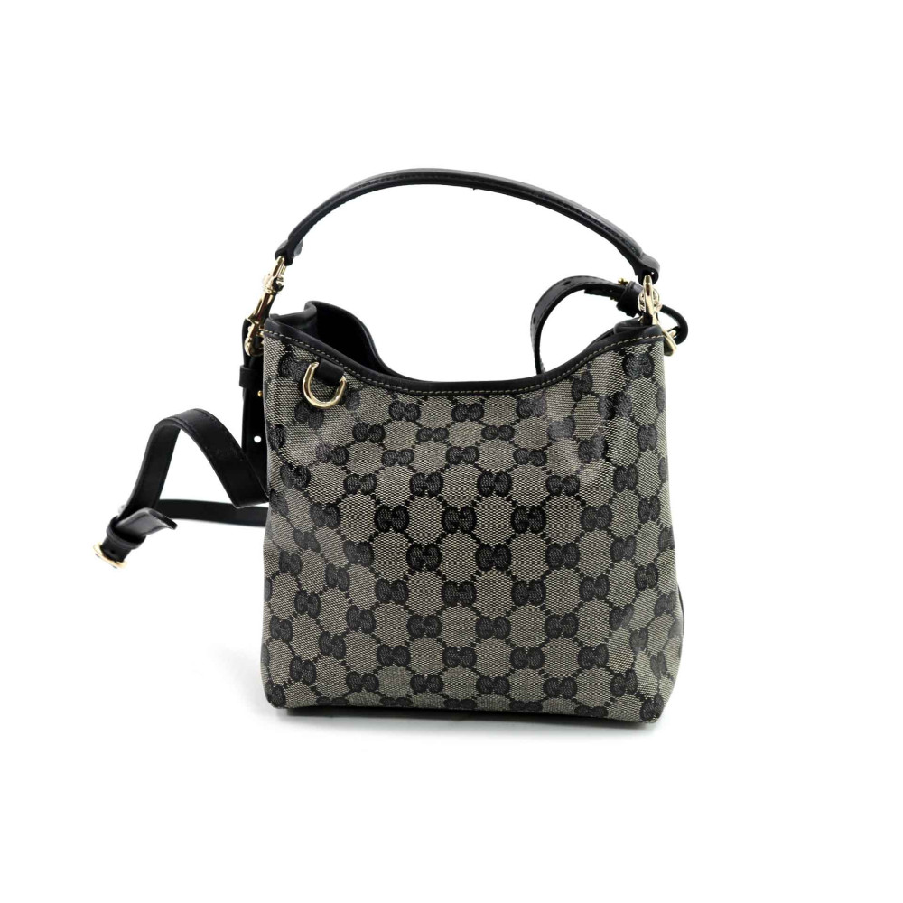 Gucci Secchiello Tessuto Verniciato Nero