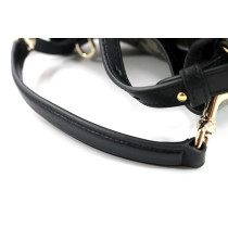Gucci Secchiello Tessuto Verniciato Nero