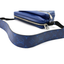 Louis Vuitton Tracolla Pelle Blu