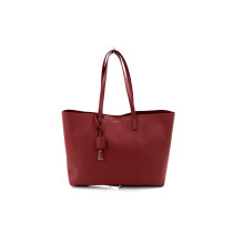 Saint Laurent Shopping Pelle Bordeaux