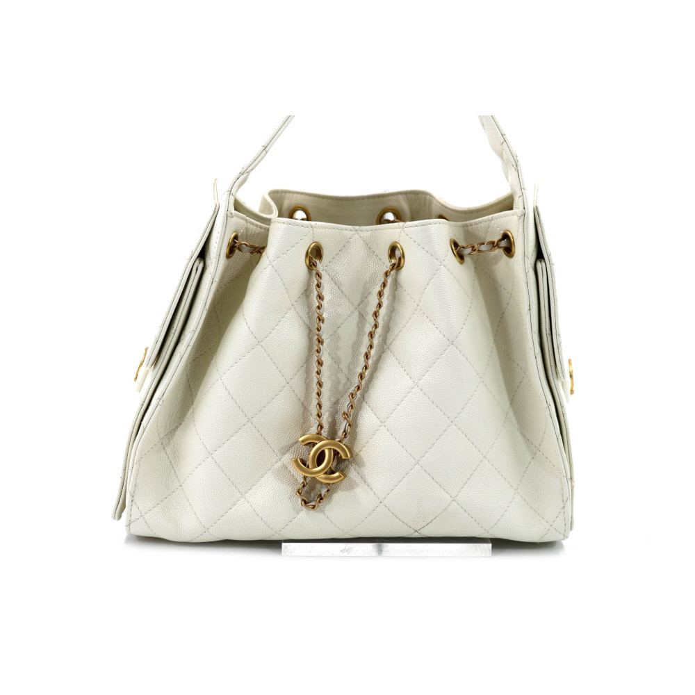 Chanel 25 Pelle Bianca