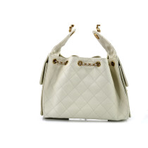 Chanel 25 Pelle Bianca
