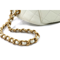 Chanel 25 Pelle Bianca