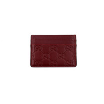 Gucci Portacarte Pelle Bordeaux