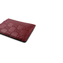 Gucci Portacarte Pelle Bordeaux