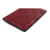 Gucci Portacarte Pelle Bordeaux