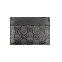 Gucci Portacarte Pelle Plastificata Grigia