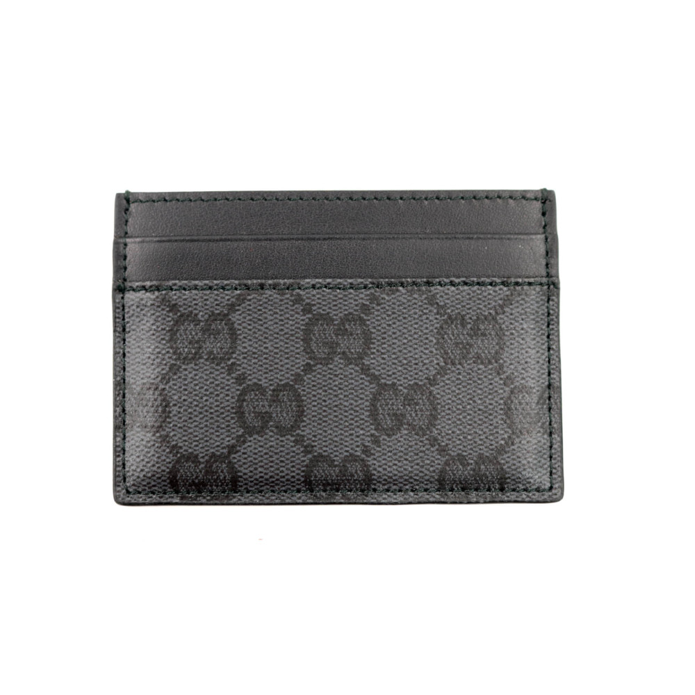 Gucci Portacarte Pelle Plastificata Grigia