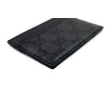 Gucci Portacarte Pelle Plastificata Grigia