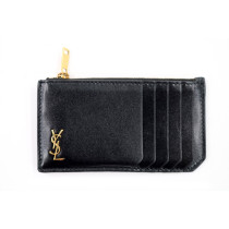 Saint Laurent Portacarte Pelle Nera