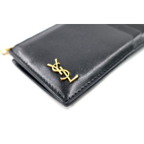 Saint Laurent Portacarte Pelle Nera