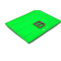 Balenciaga Portacarte Pelle Verde