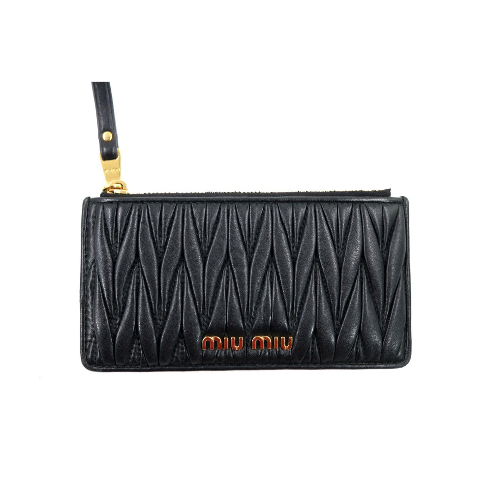 Miu Miu Portacarte Pelle Nera