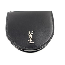 Saint Laurent Portamonete Pelle Nera