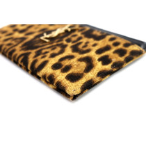 Saint Laurent Busta Tessuto Marrone