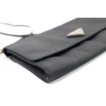 Prada Tracollina Tessuto Nero