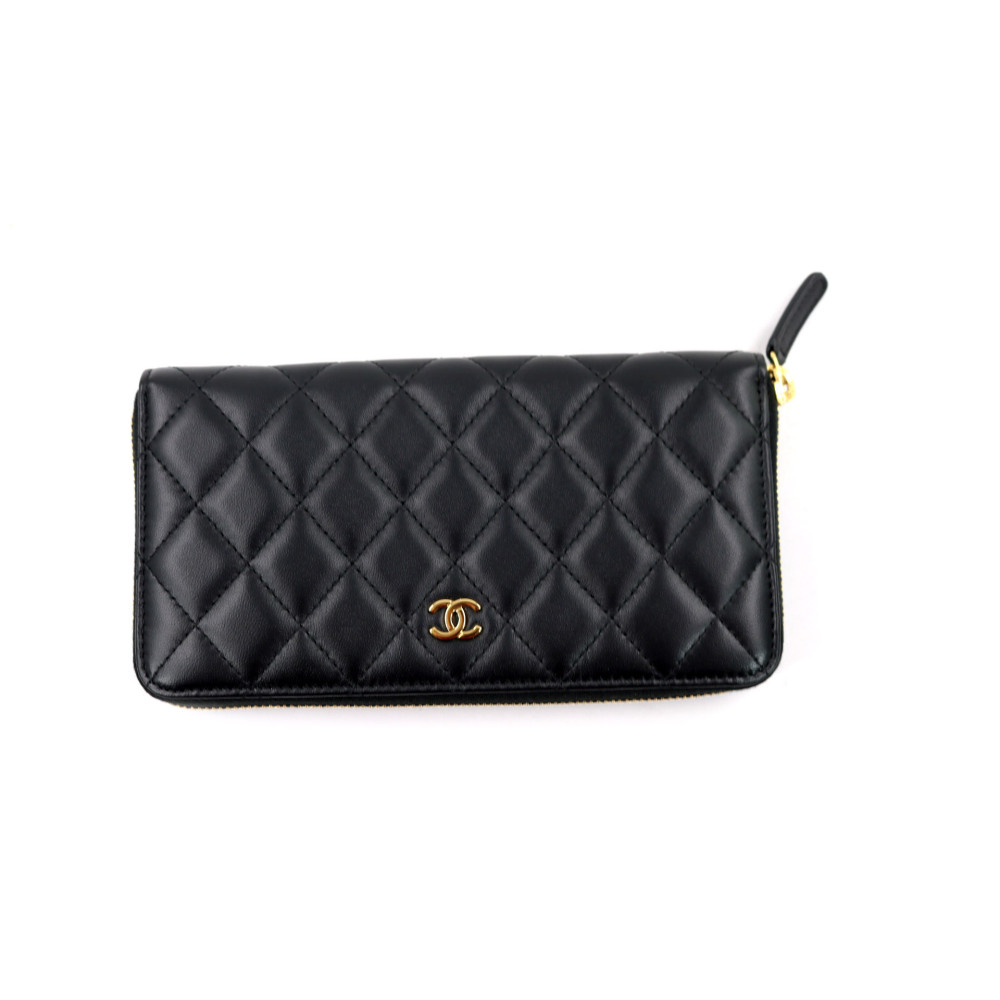Chanel Portafoglio Pelle Nera