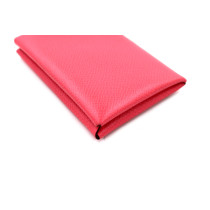 Hermes Portacarte Pelle Rosa