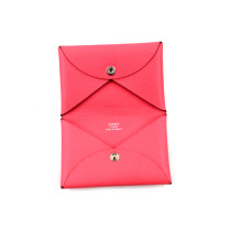 Hermes Portacarte Pelle Rosa
