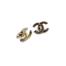 Chanel Orecchini Acciaio Champagne
